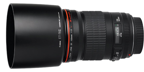 Canon EF 135mm F2 L USM  on Lensora (www.lensora.com)