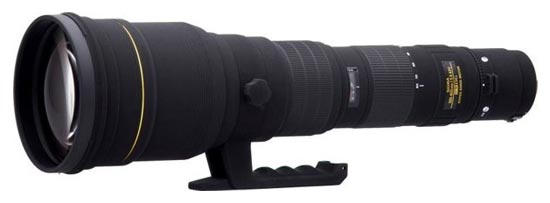 Sigma EX 800mm F5.6 HSM APO DG on Lensora (www.lensora.com)