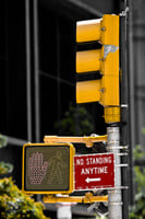 Traffic lights in New York