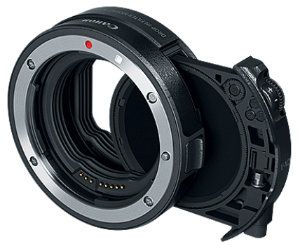 Canon Drop-In Filter Mount Adapter EF-EOS R with Drop-In Variable ND Filter A