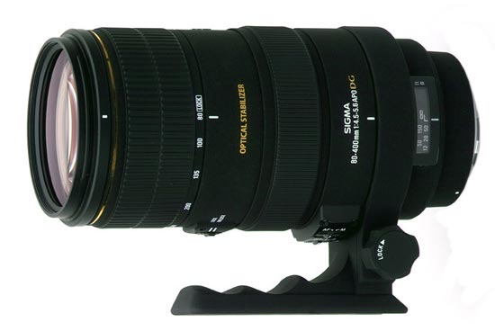 Sigma EX 80-400mm F4.5-5.6 DG OS  on Lensora (www.lensora.com)